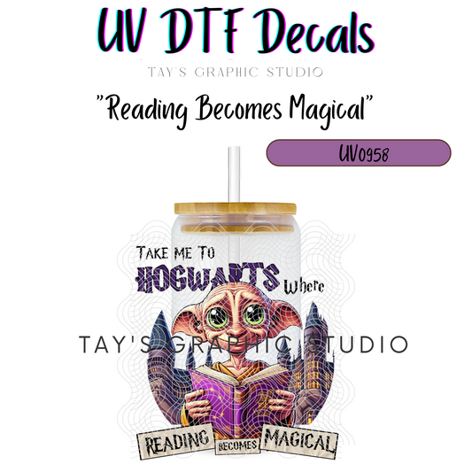 Exclusive - Reading Becomes Magical Decal - MTO0958