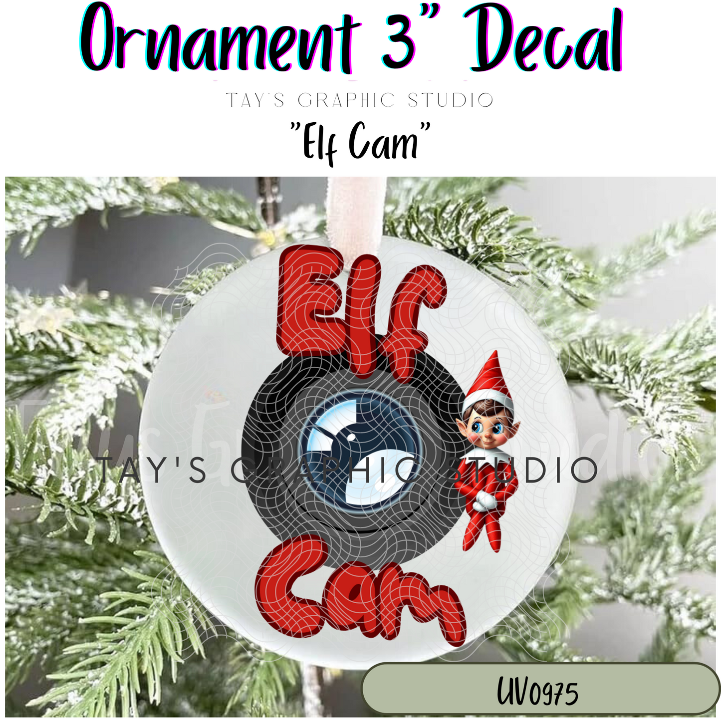 Exclusive - Elf Cam Decal - MTO0975