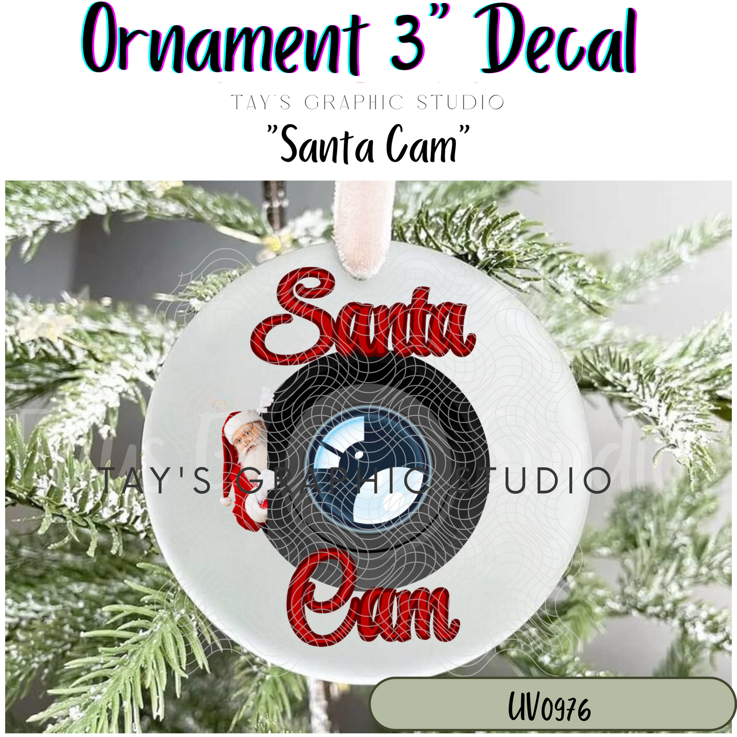 Exclusive - Santa Cam Decal - MTO0976