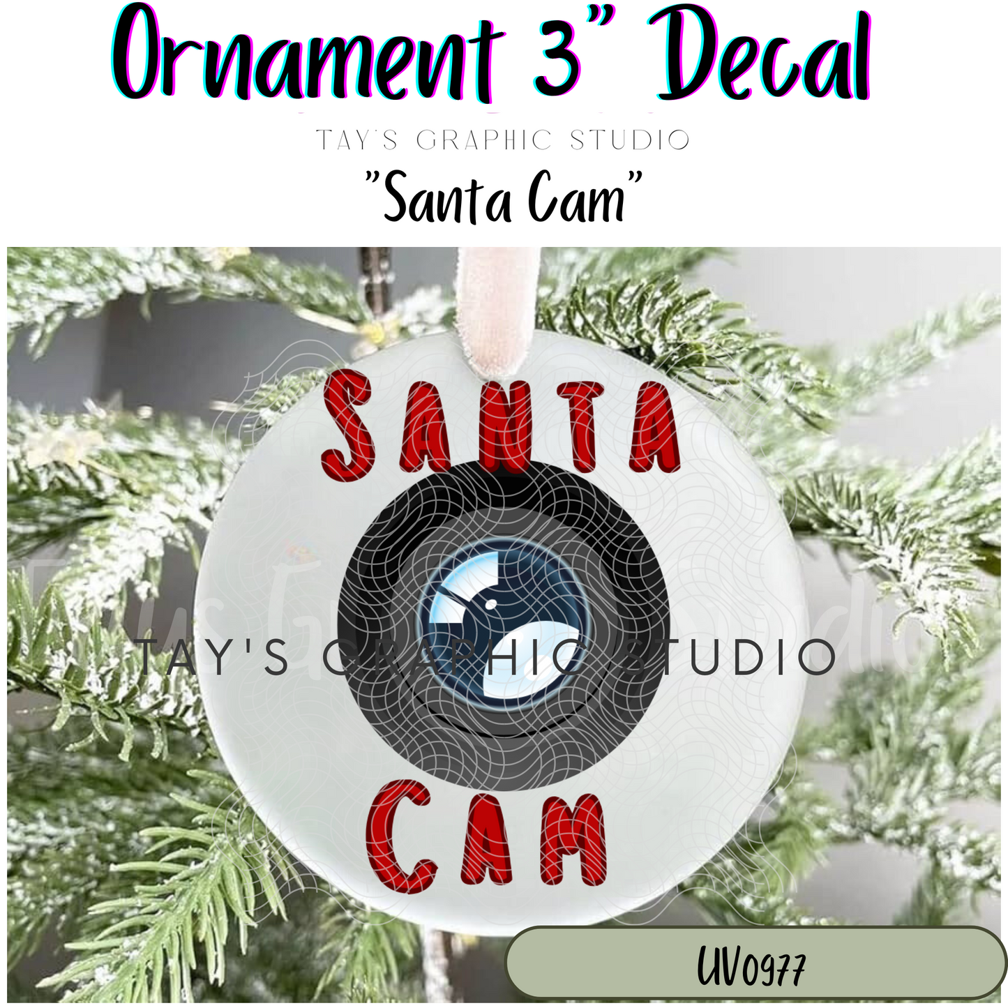 Exclusive - Santa Cam Decal - MTO0977