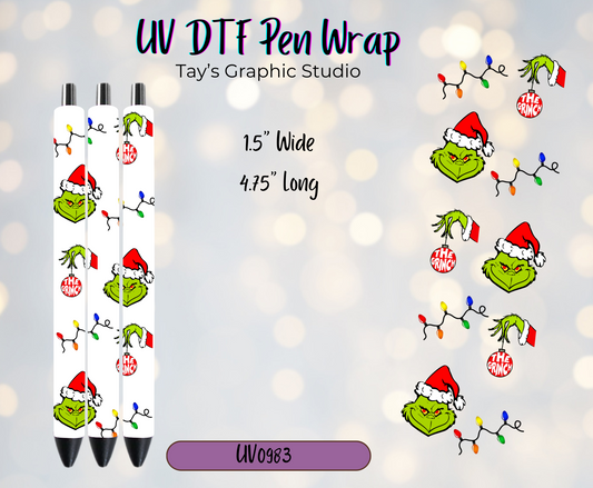 Exclusive - The Grinch Pen Wrap - MTO