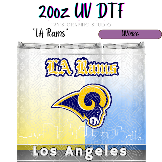 Exclusive - LA Rams 20oz Wrap - MTO