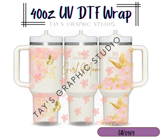 Exclusive - Girl Mom Top & Bottom 40oz Wrap - MTO