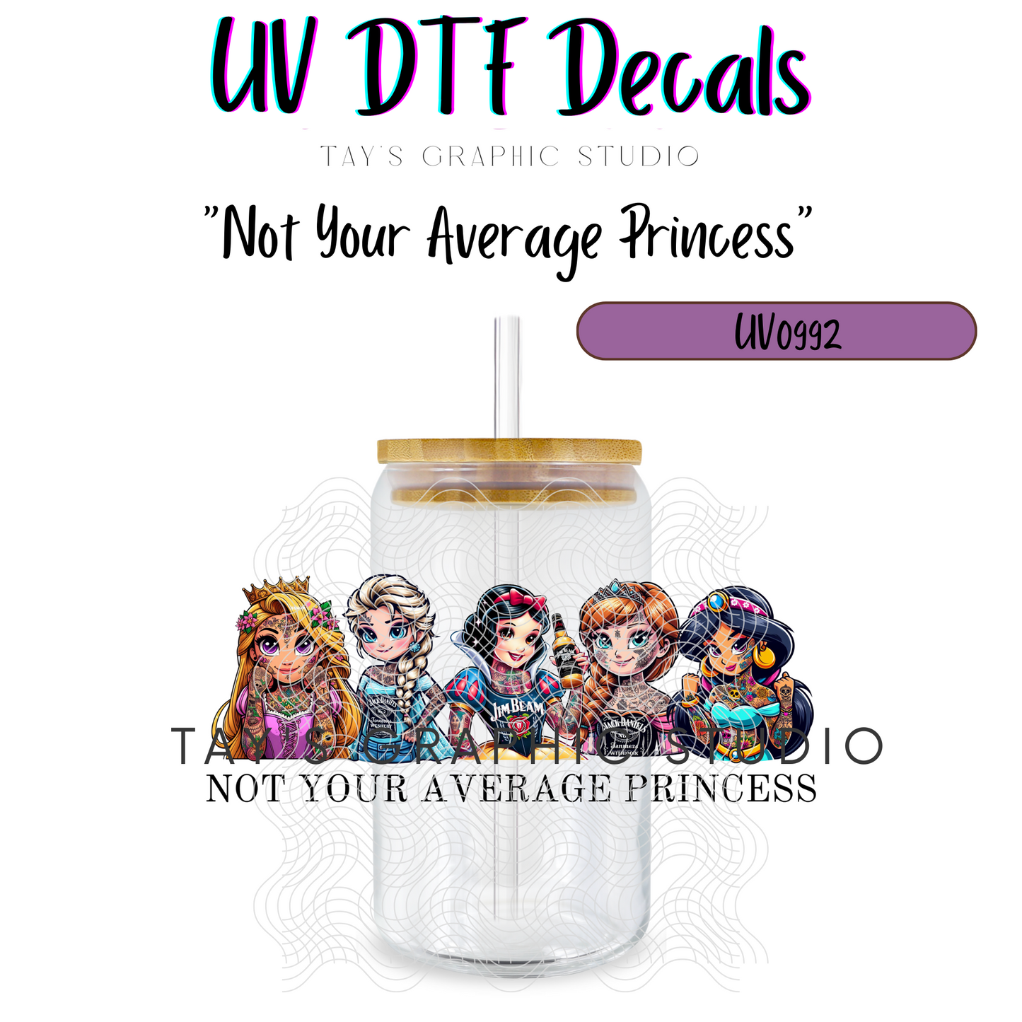 Exclusive - Not your average princess Decal - MTO0992