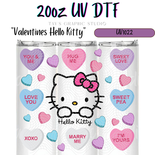 Exclusive - Hello kitty Valentines Candy Wrap - MTO