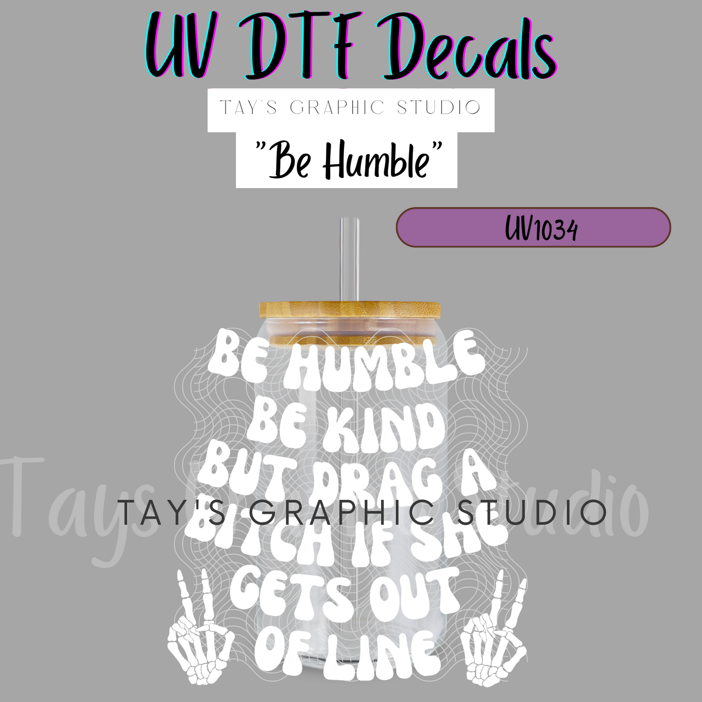 Exclusive - Be Humble Decal - MTO