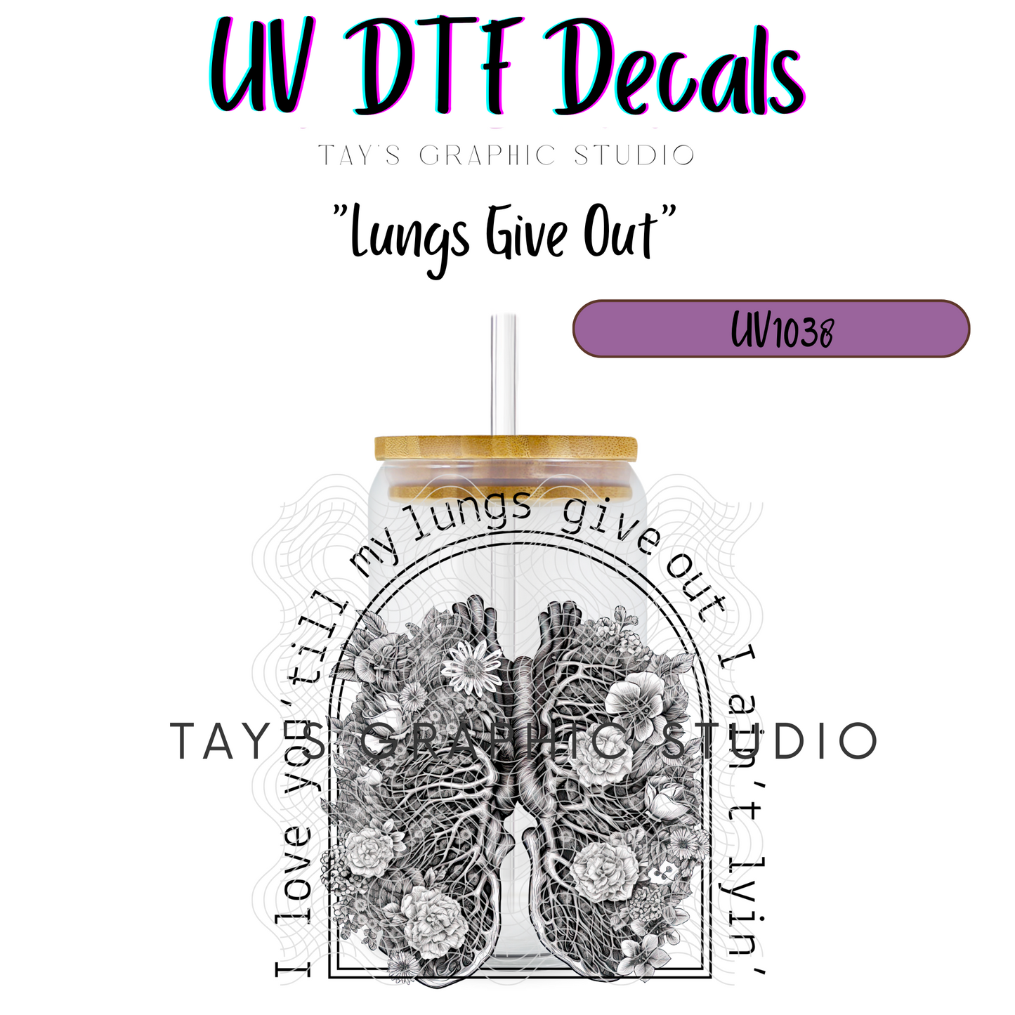 Exclusive - Lungs Give Out Decal - MTO