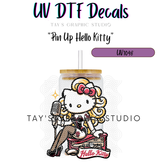 Exclusive - Pin Up Hello Kitty Decal - MTO