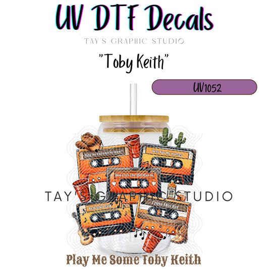 Exclusive - Toby Keith Cassette Tapes Decal - MTO