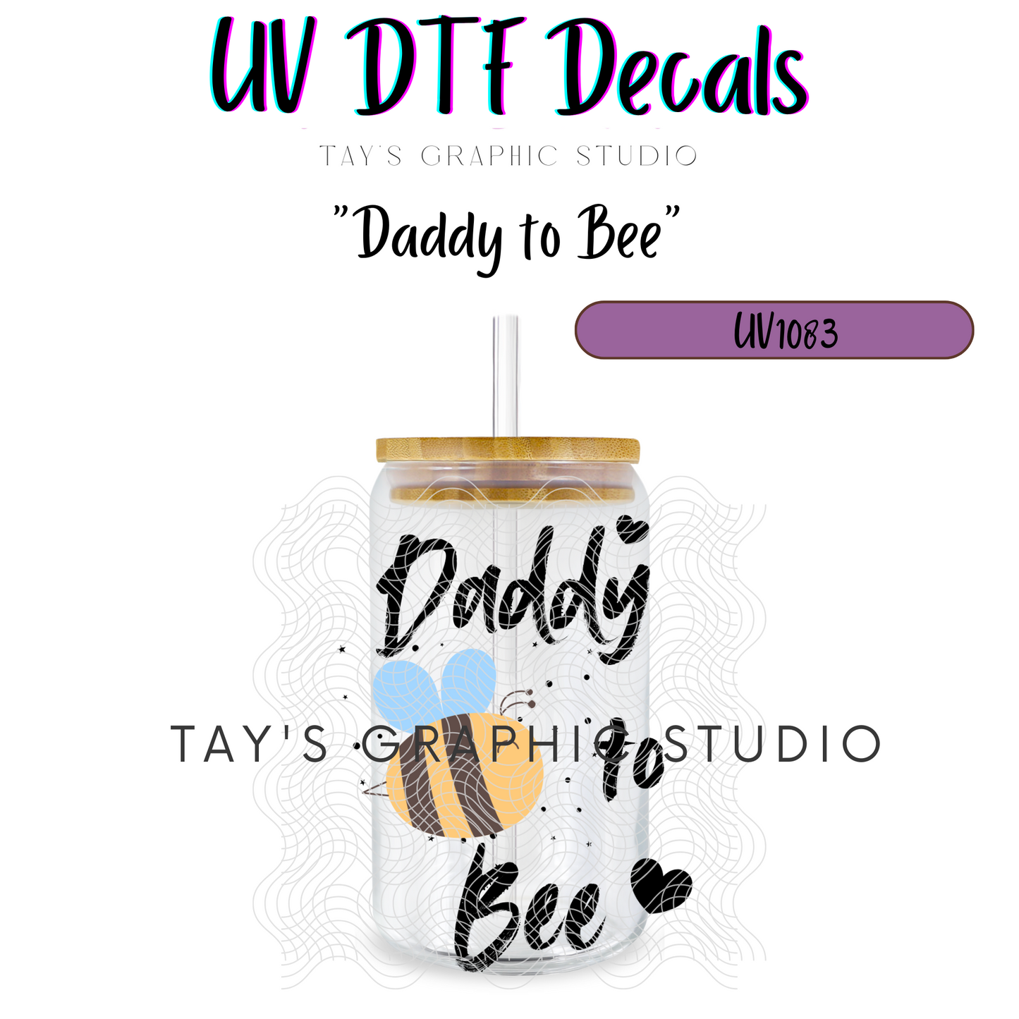 Exclusive - Mommy/Daddy to Bee Decals (2 Options) - MTO