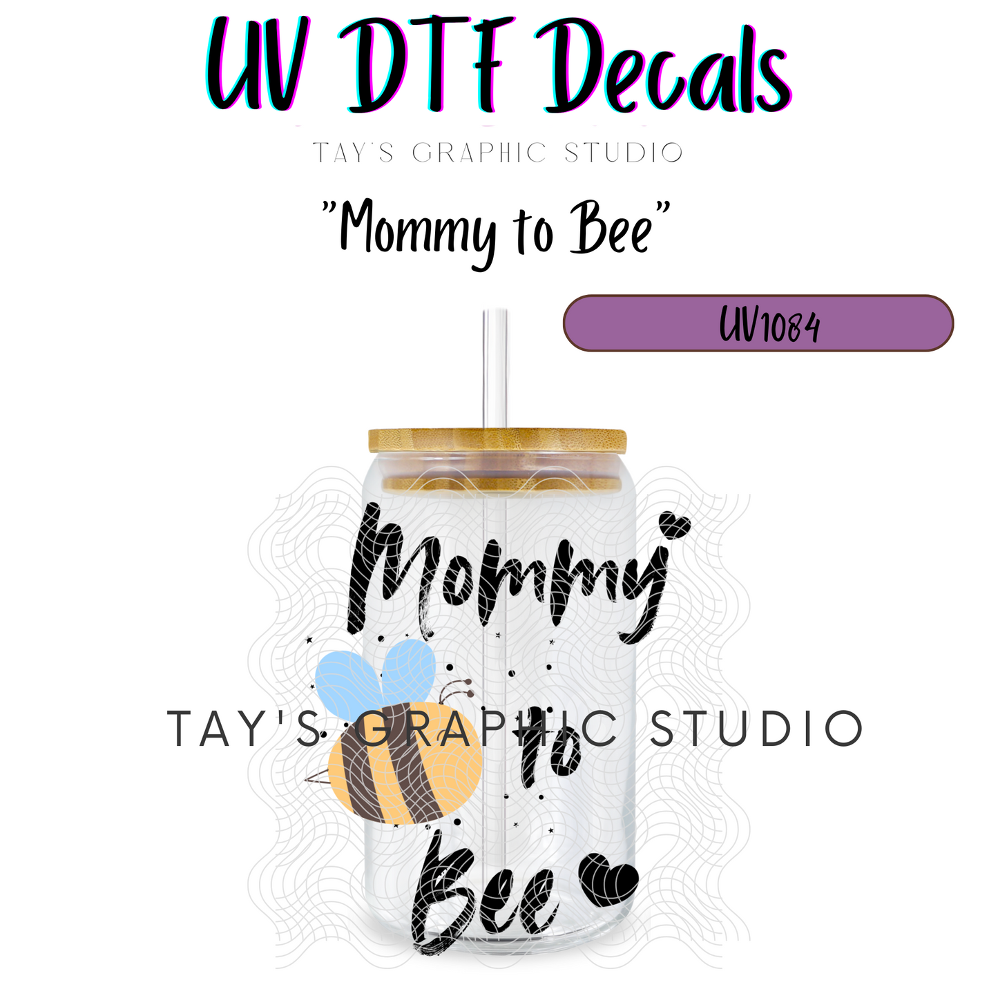 Exclusive - Mommy/Daddy to Bee Decals (2 Options) - MTO