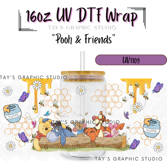 Exclusive - Pooh & Friends Wrap - MTO