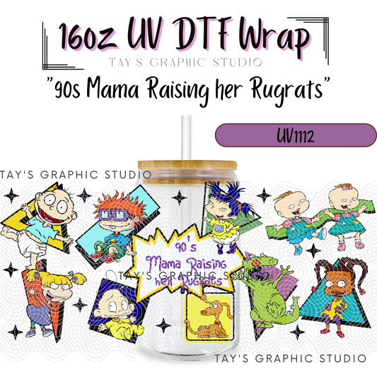 Exclusive - 90s Mama Raising her Rugrats Wrap - MTO