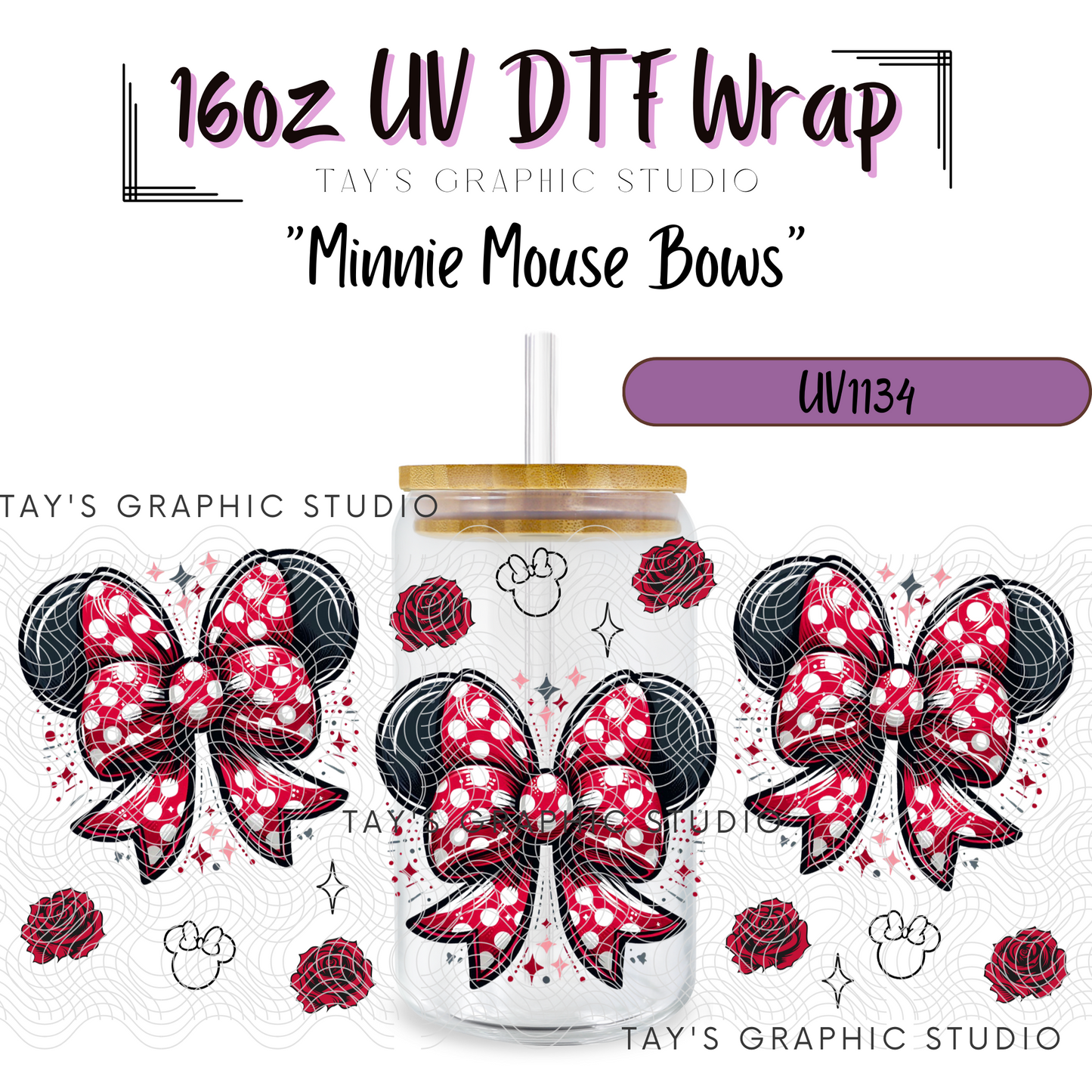 Exclusive - Minnie Mouse Bows Wrap - MTO