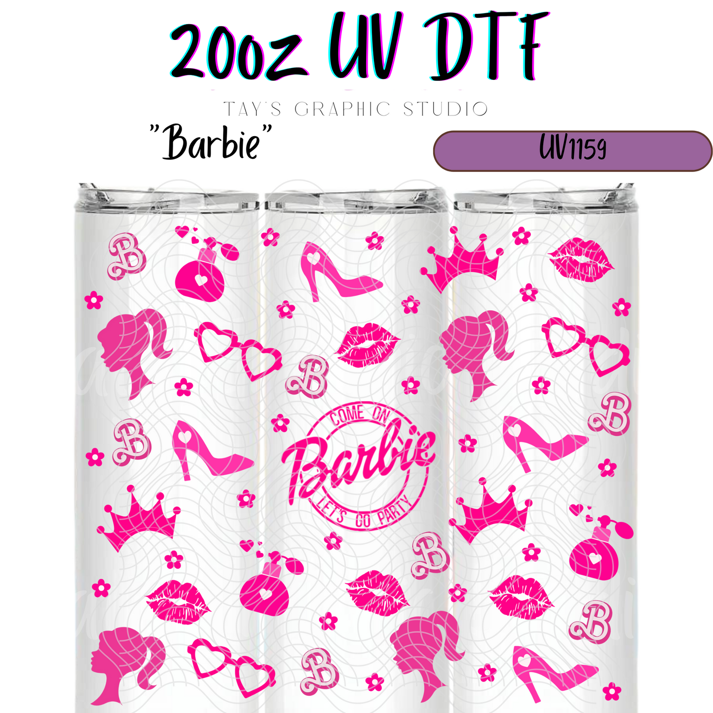 Exclusive - Barbie 20oz Wrap - MTO