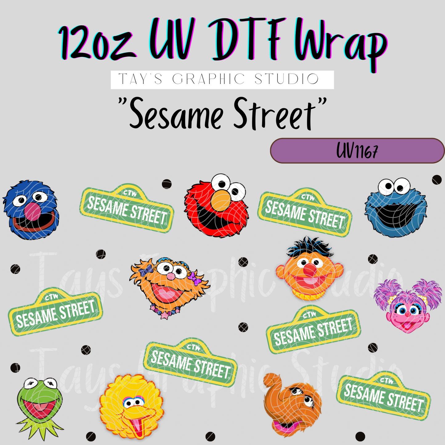 Exclusive - Sesame Street 12oz Wrap - MTO