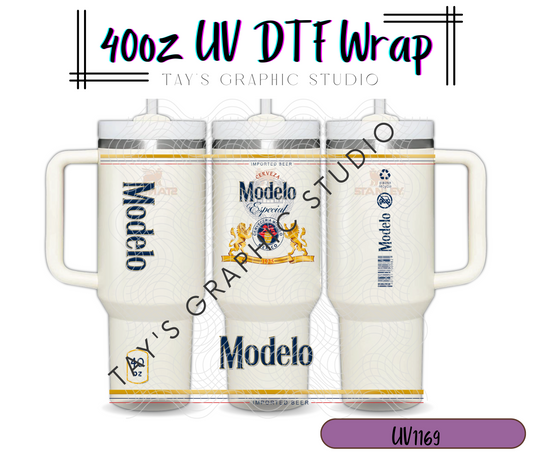 Exclusive - Modelo 40oz Top & Bottom Wrap - MTO