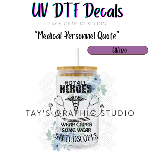 Exclusive - Medical Personnel Quote Decal - MTO