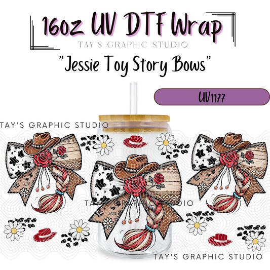 Exclusive - Jessie Toy Story Bows Wrap - MTO