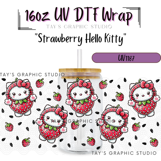 Exclusive - Strawberry Hello Kitty Wrap - MTO