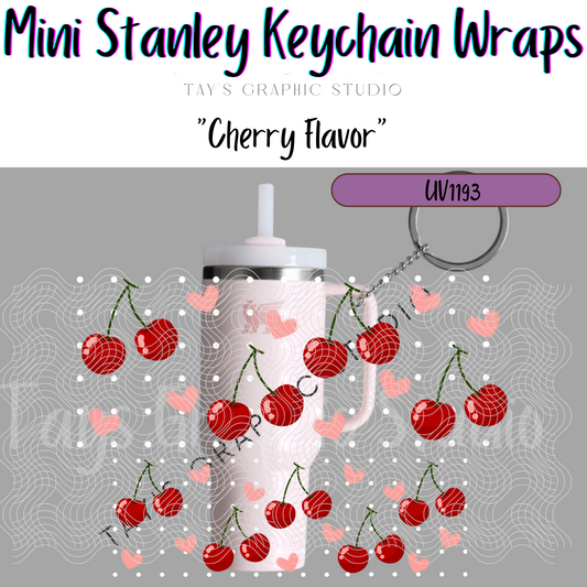 Exclusive - Cherry Flavor Mini Stanley Keychain Wrap - MTO