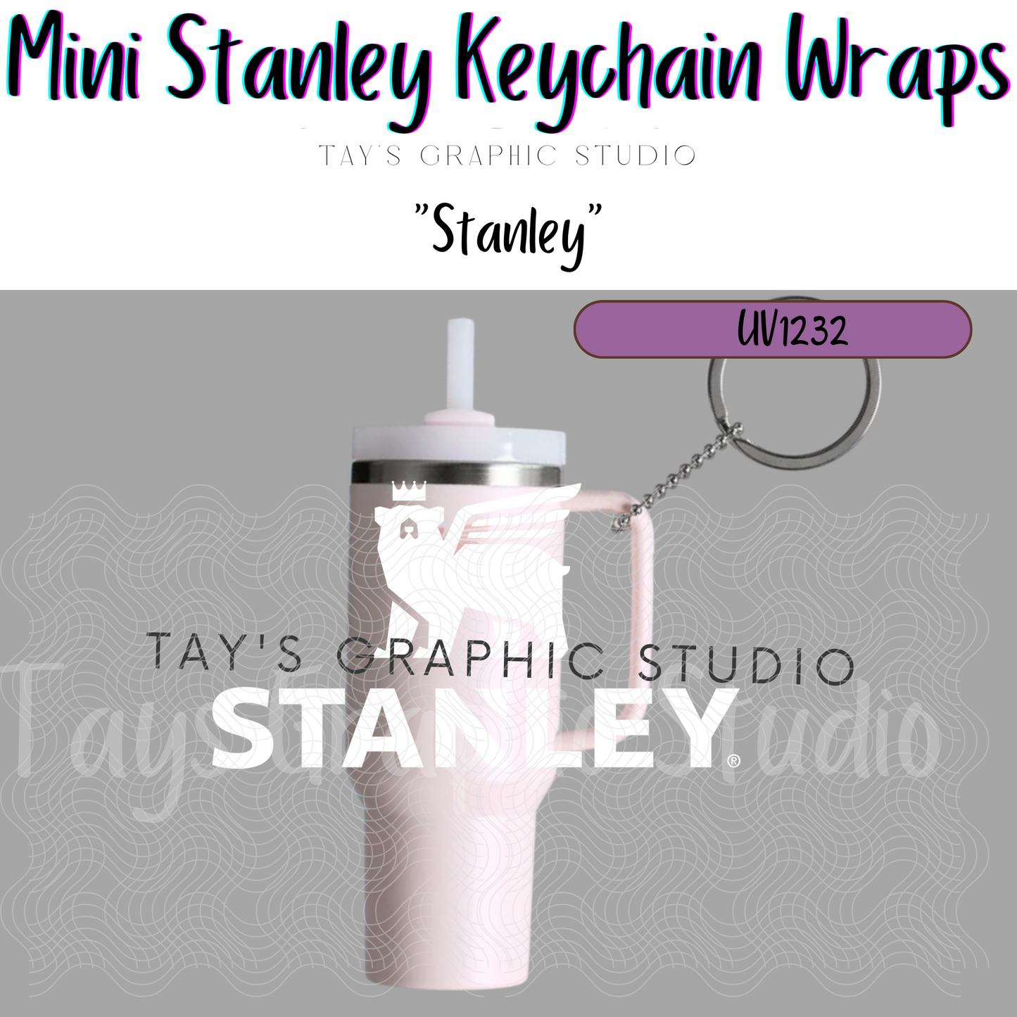 Exclusive - Stanley BLACK & WHITE Mini Keychain Wrap - MTO