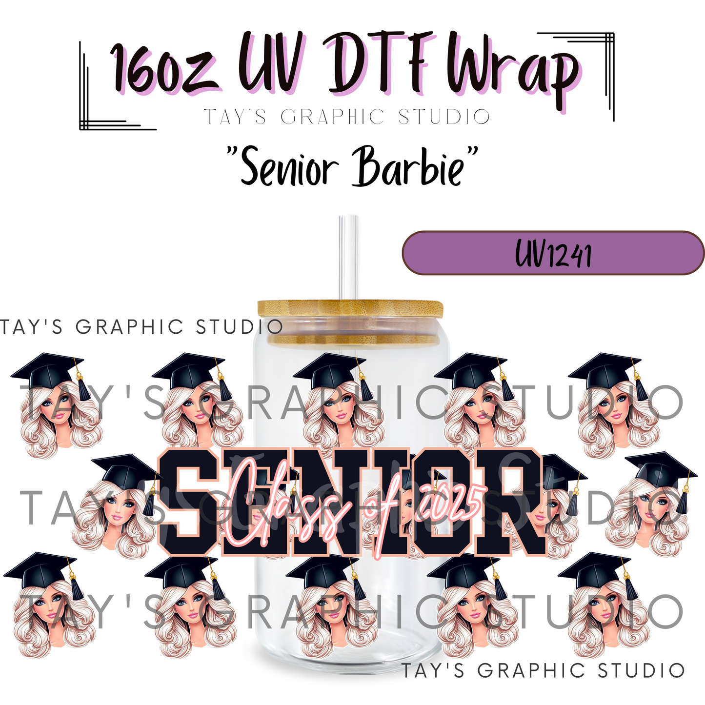 Exclusive - Senior Barbie Wrap - MTO