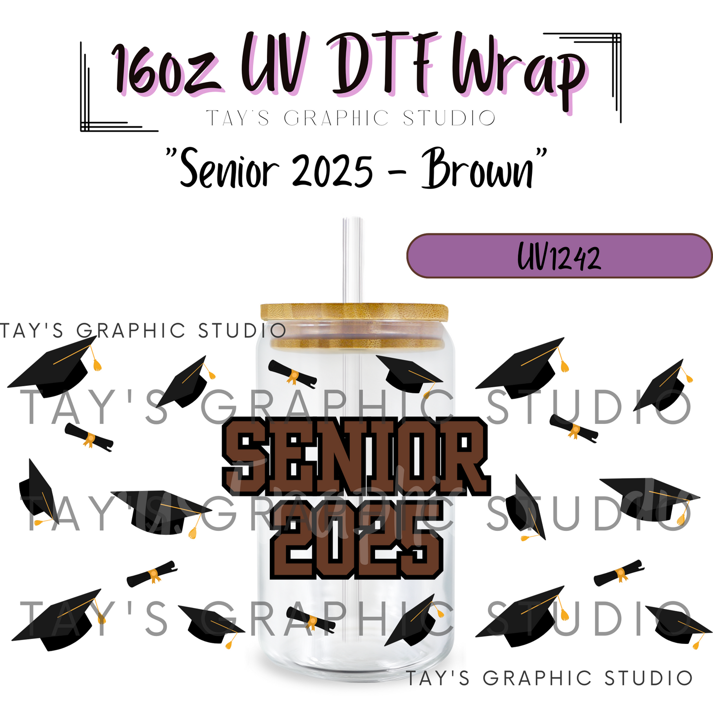 Exclusive - Senior Class of 2025 - 11 COLOR OPTIONS - MTO