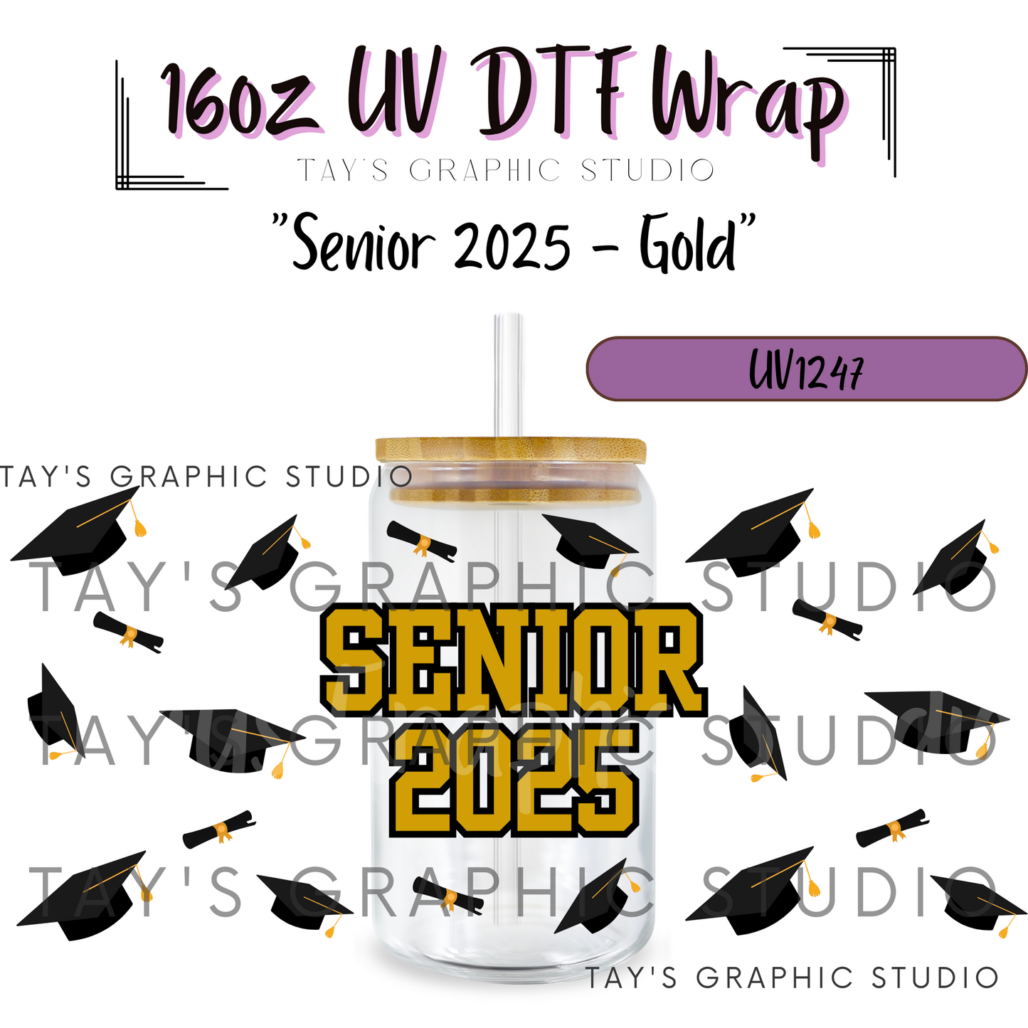 Exclusive - Senior Class of 2025 - 11 COLOR OPTIONS - MTO