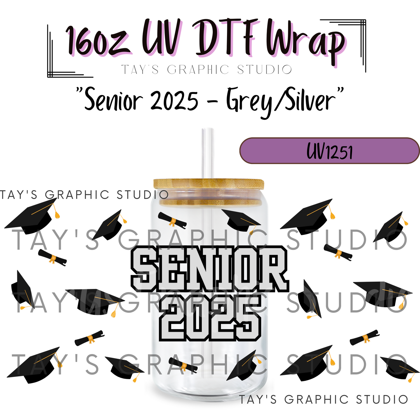 Exclusive - Senior Class of 2025 - 11 COLOR OPTIONS - MTO