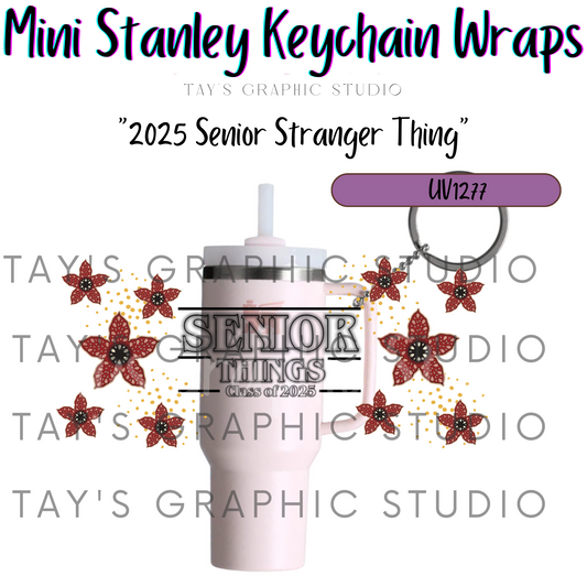 Exclusive - 2025 Senior Stranger Things Mini Keychain Wrap - MTO