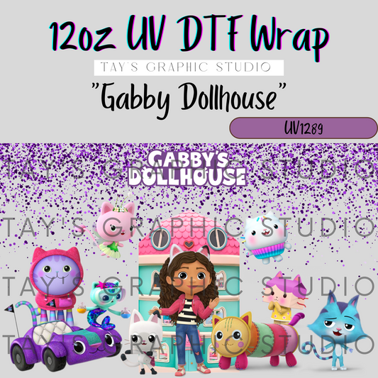 Exclusive - Gabby's Dollhouse 12oz Wrap - MTO