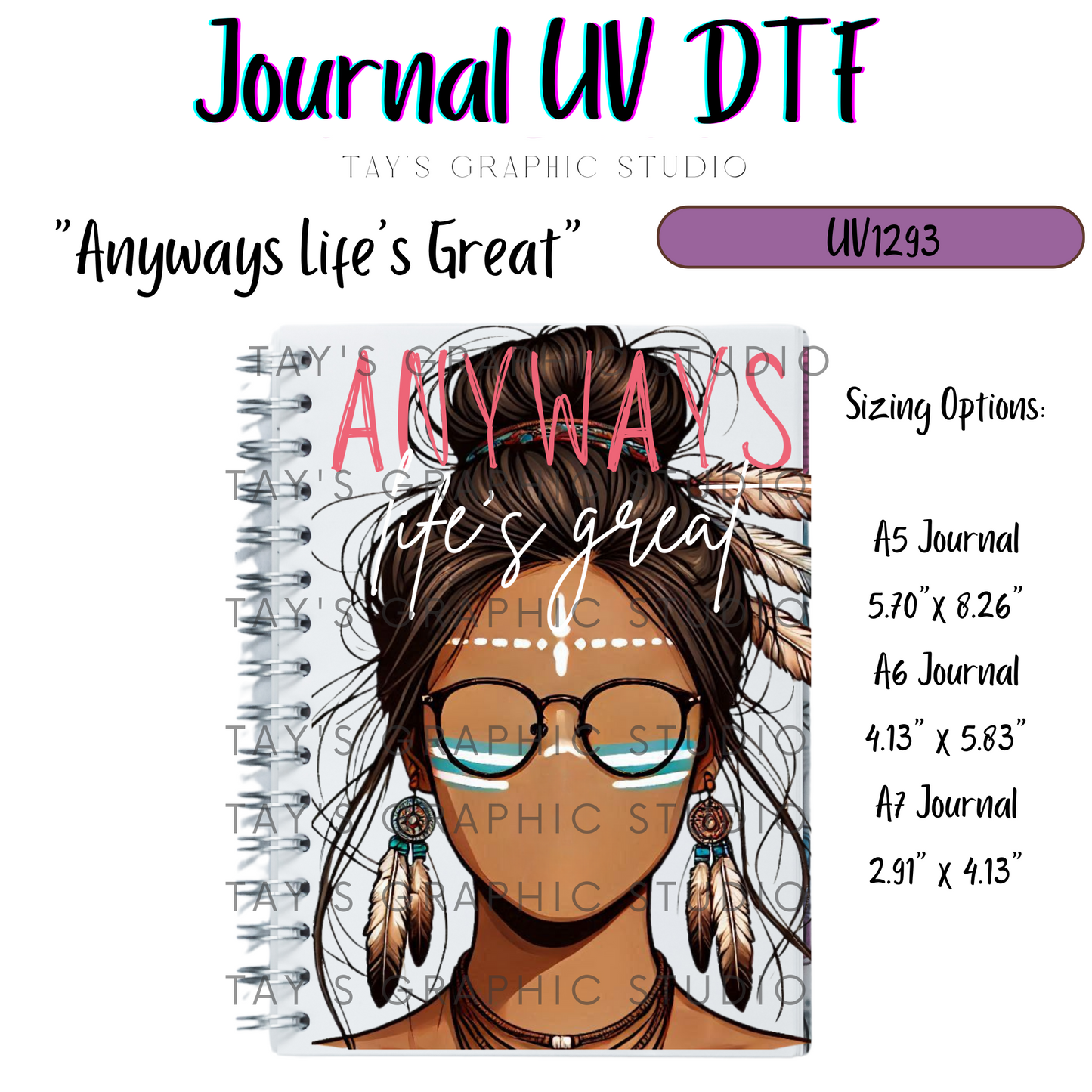 Exclusive - 5 Different Beautiful Women UV DTF Journal Cover - A5, A6, A7 - MTO