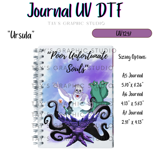 Exclusive - Ursula Journal Cover - A5, A6, A7 - MTO