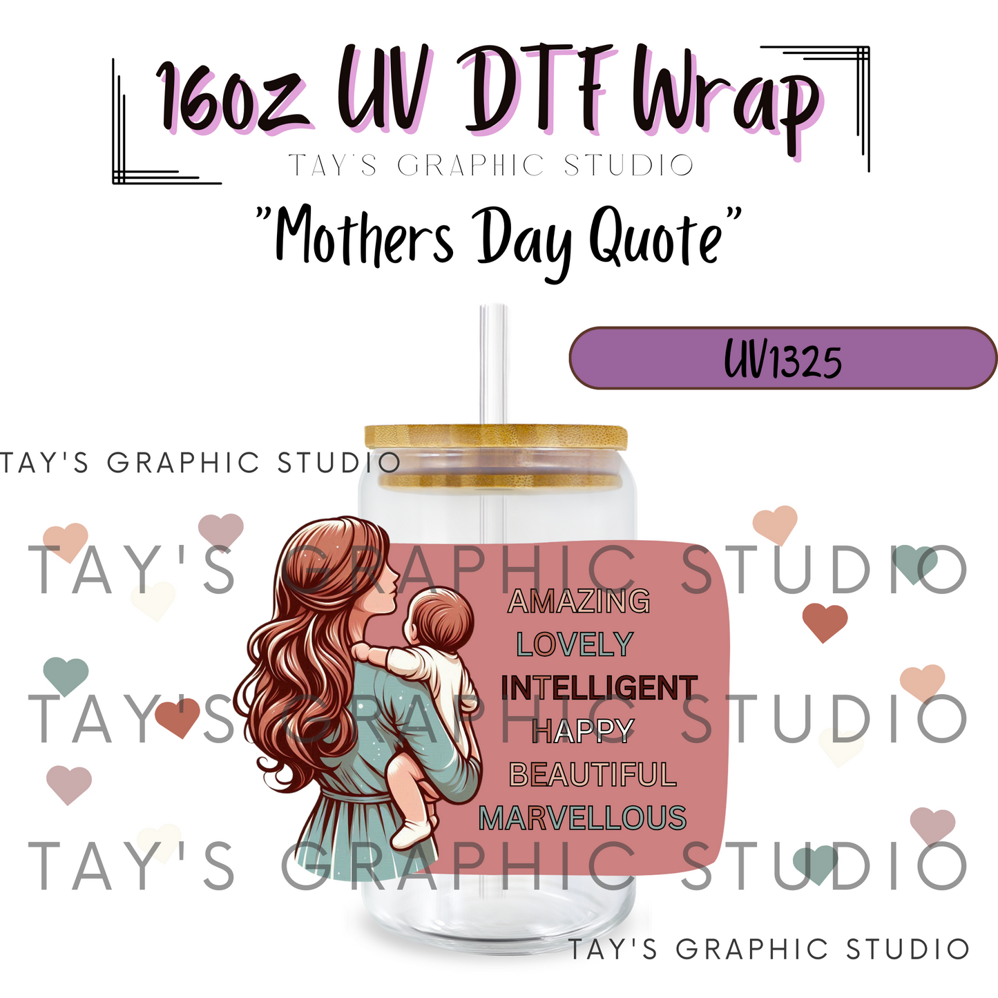 Exclusive - Mothers Day Quote Wrap - MTO