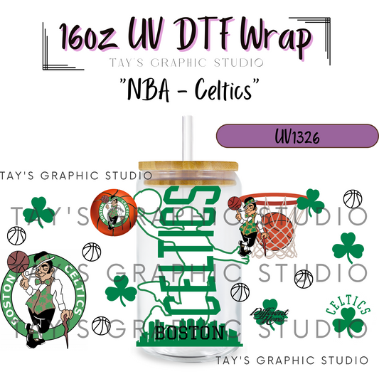 Exclusive - NBA Basketball UV DTF Wrap - All 30 NBA Team Wraps - MTO