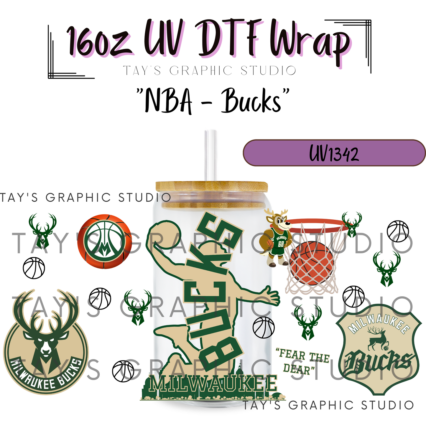 Exclusive - NBA Basketball UV DTF Wrap - All 30 NBA Team Wraps - MTO