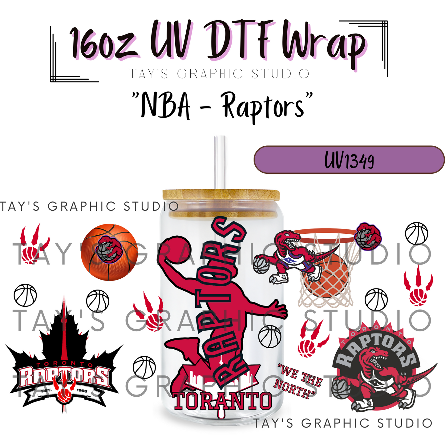 Exclusive - NBA Basketball UV DTF Wrap - All 30 NBA Team Wraps - MTO