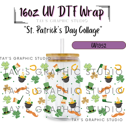 Exclusive - St Patrick's Day Collage Wrap - MTO