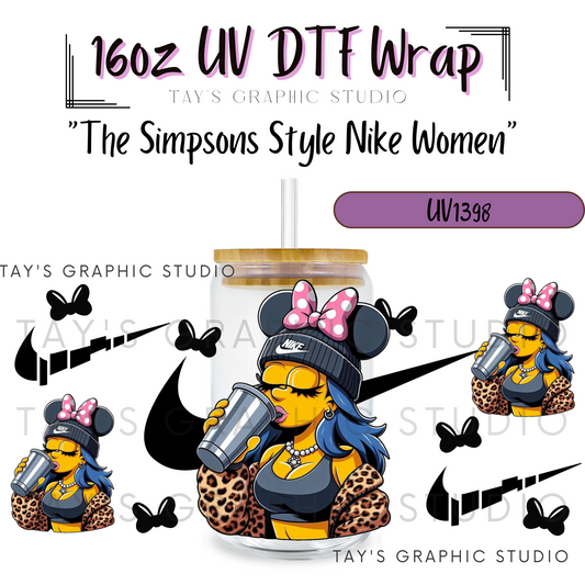 Exclusive - The Simpsons Style Minnie/Nike Wrap - MTO