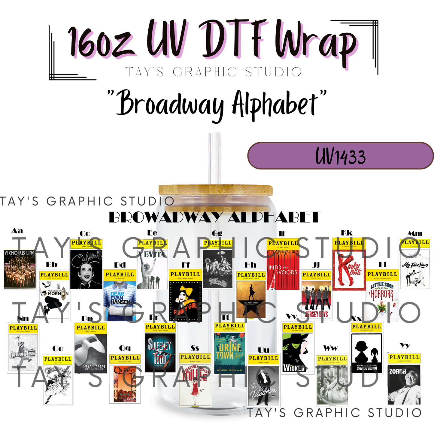 Exclusive - Broadway Alphabet Wrap - MTO