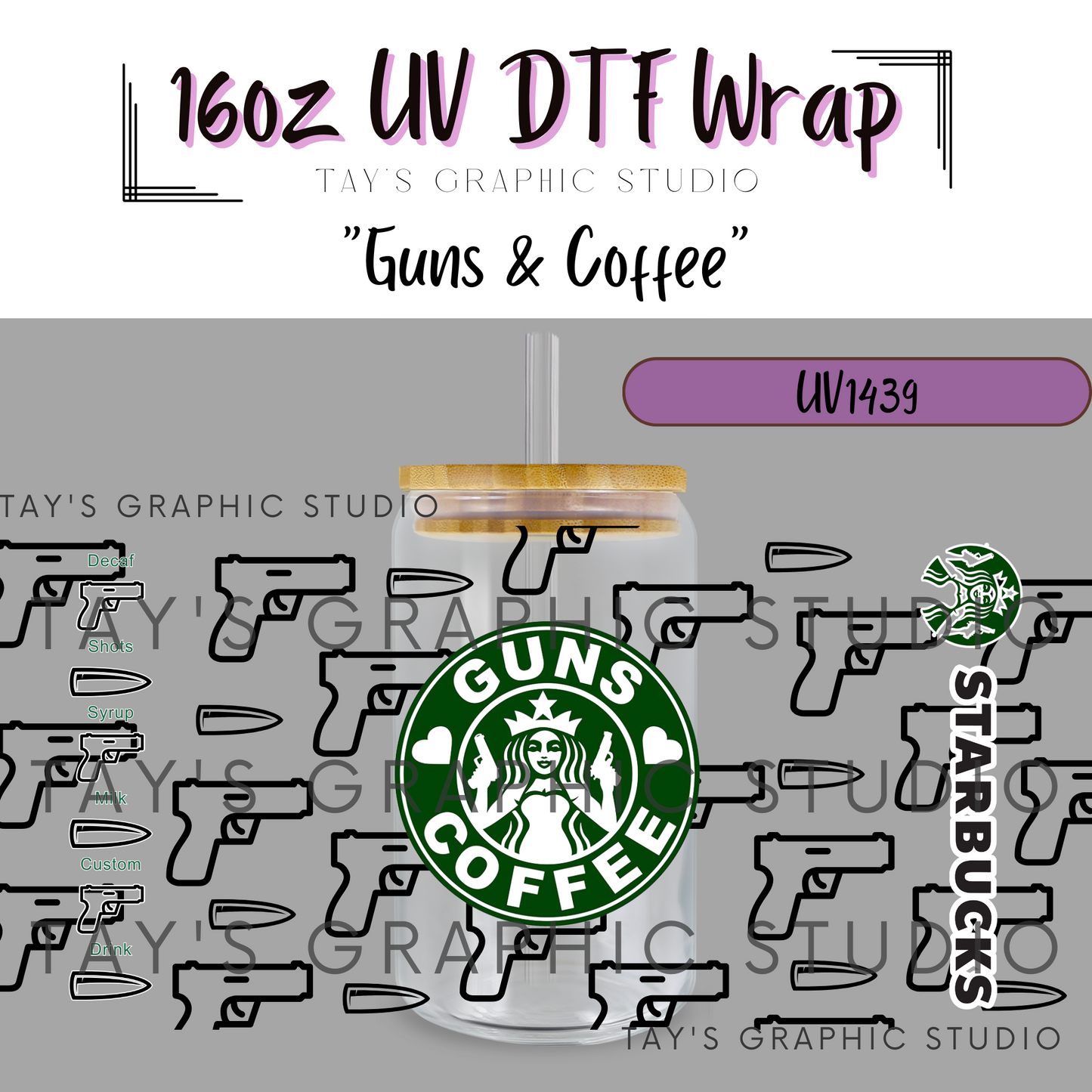 Exclusive - Guns & Beer Starbucks Wrap - MTO