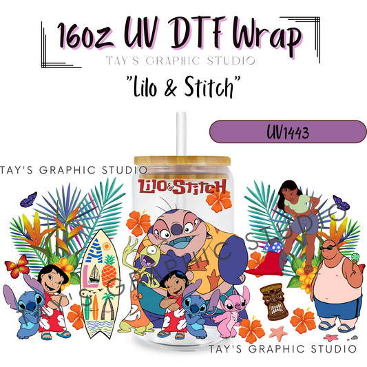 Exclusive - Lilo and Stitch Wrap - MTO