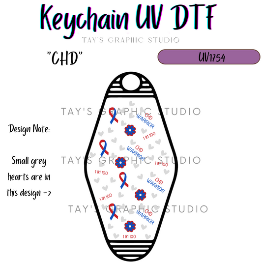 Exclusive - CHD Motel Key Chain Decal - MTO