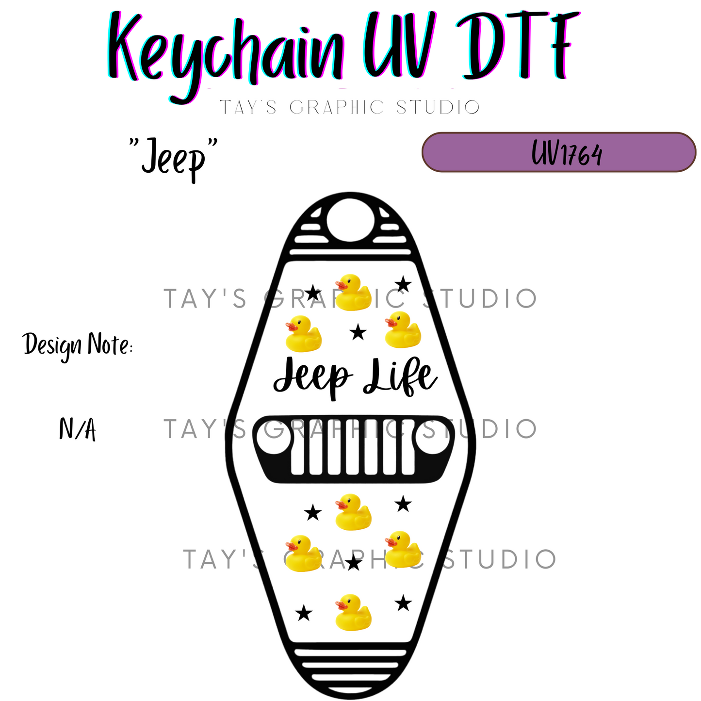 Exclusive - Jeep Life Motel Keychain Decal - MTO