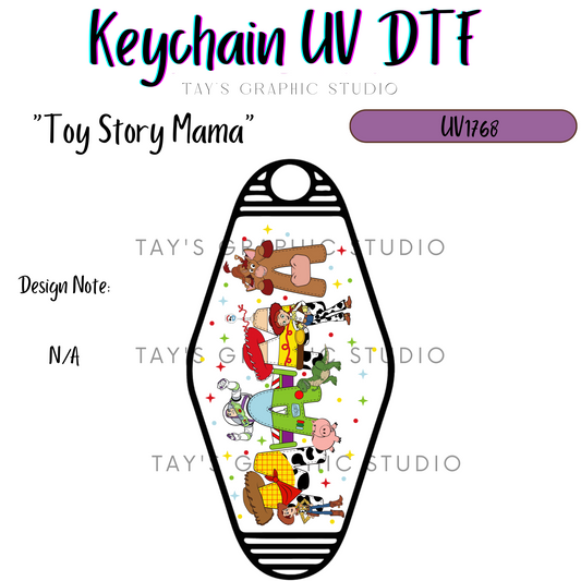 Exclusive - Toy Story Mama Motel Keychain Decal - MTO