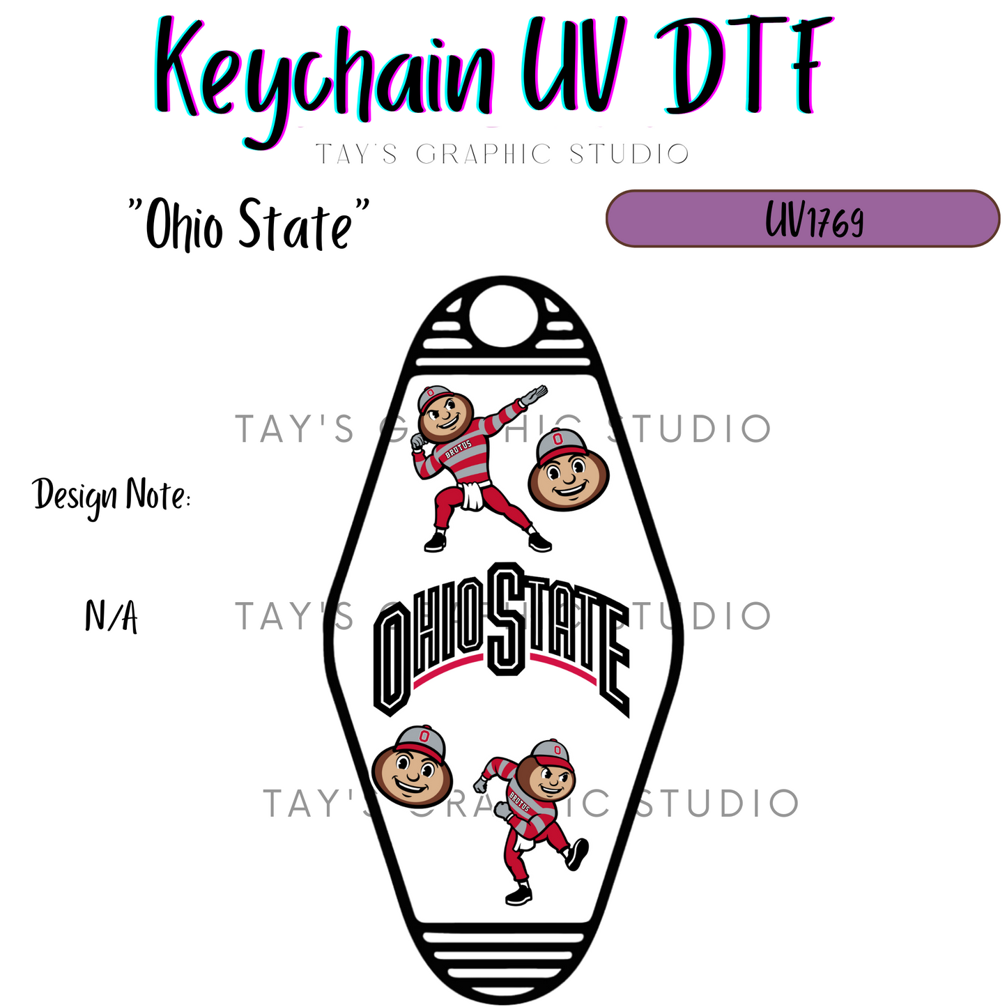 Exclusive - Ohio State Motel Keychain Decal - MTO