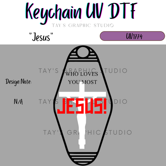 Exclusive - Jesus Motel Keychain Decal - MTO