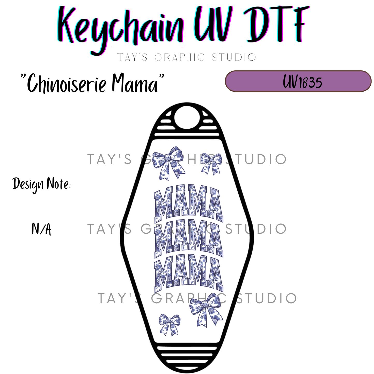 Exclusive - Chinoiserie Mama Motel Keychain Wrap - MTO